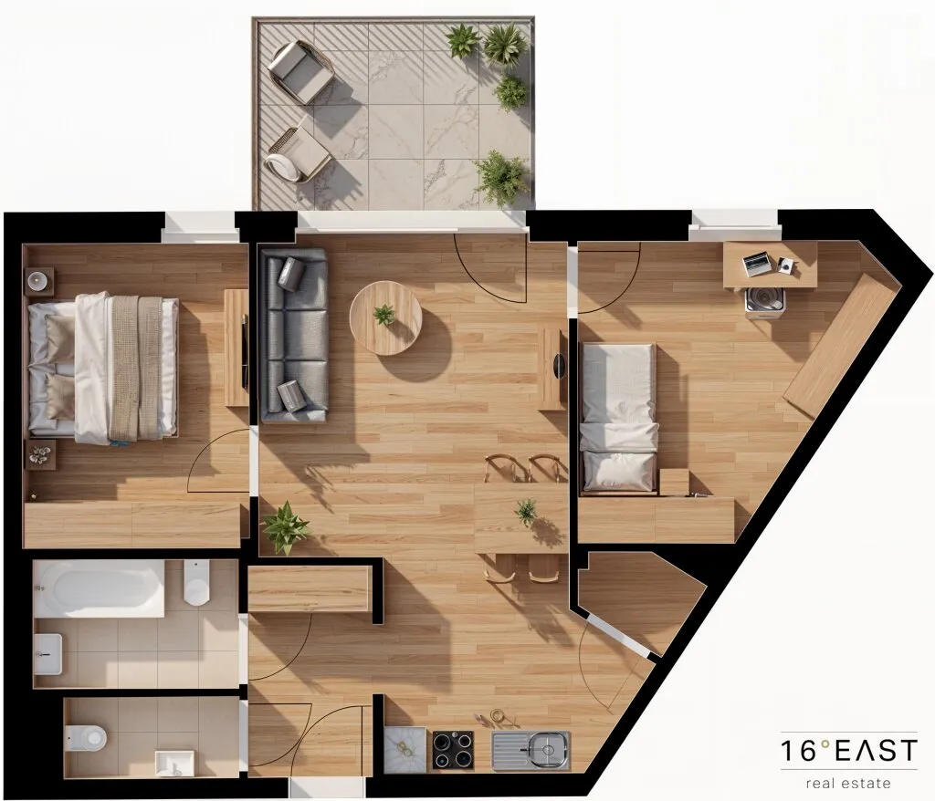 Wohnung – Wien, Kagran - Ansicht 3