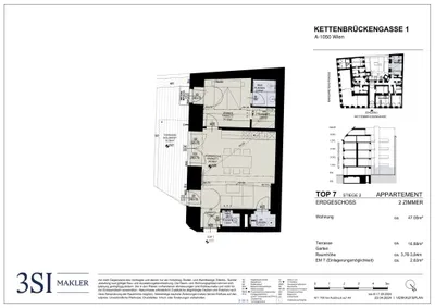 2-Zimmer-Wohnung kaufen in Wien – 47 m², € 449.000 – Bild 6 von 6