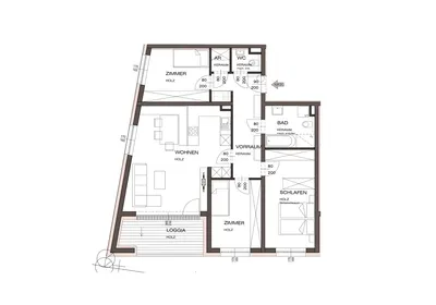 Wohnung kaufen in Vöcklabruck – 84,39 m², € 1.280.020 – Bild 9 von 17