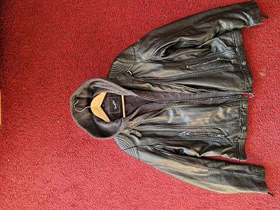 Danier weiße lange Lederjacke Gr. store 40/42