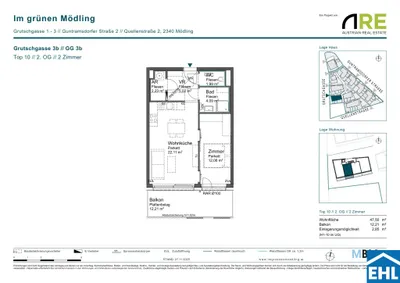 2-Zimmer-Wohnung kaufen in Mödling – 48,18 m², € 328.500 – Bild 9 von 9