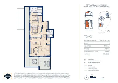 3-Zimmer-Wohnung kaufen in Klagenfurt Land – 101,06 m², € 1.110.000 – Bild 13 von 13