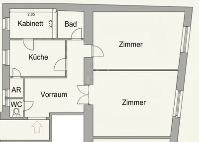 2-Zimmer-Wohnung mieten in Wien – 80,85 m², € 1.364 – Bild 15 von 15