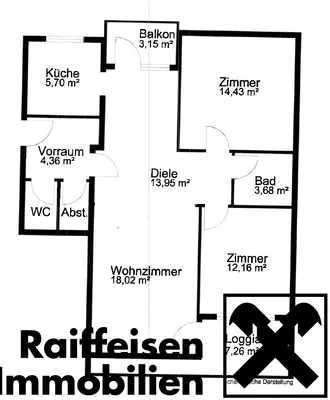 3-Zimmer-Wohnung mieten in Lienz – 75 m², € 1.400 – Bild 7 von 7