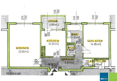 2-Zimmer-Wohnung kaufen in Villach Land – 68 m², € 109.000 – Bild 13 von 15
