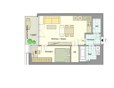 2-Zimmer-Wohnung mieten in Wien – 50 m², € 1.095 – Bild 16 von 17
