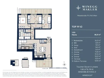 Immobilie kaufen in Wien – 85,38 m², € 808.170 – Bild 8 von 8