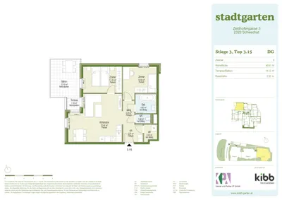 3-Zimmer-Wohnung kaufen in Bruck an der Leitha – 62,61 m², € 410.400 – Bild 8 von 9