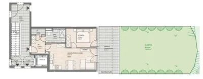 2-Zimmer-Wohnung kaufen in Zell am See – 49,16 m², € 348.000 – Bild 2 von 3