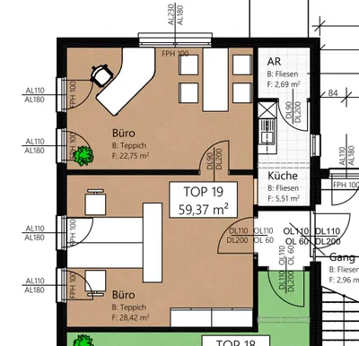 2-Zimmer-Gewerbeimmobilie mieten in Weiz – 59 m², € 683 – Bild 4 von 6
