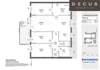 4-Zimmer-Wohnung mieten in Graz – 94 m², € 1.237 – Bild 16 von 16