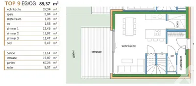 4-Zimmer-Wohnung kaufen in Graz – 89,37 m², € 598.000 – Bild 13 von 14