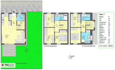 6-Zimmer-Haus kaufen in Wien – 104,7 m², € 599.000 – Bild 36 von 42