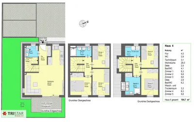 6-Zimmer-Haus kaufen in Wien – 104,7 m², € 599.000 – Bild 38 von 42