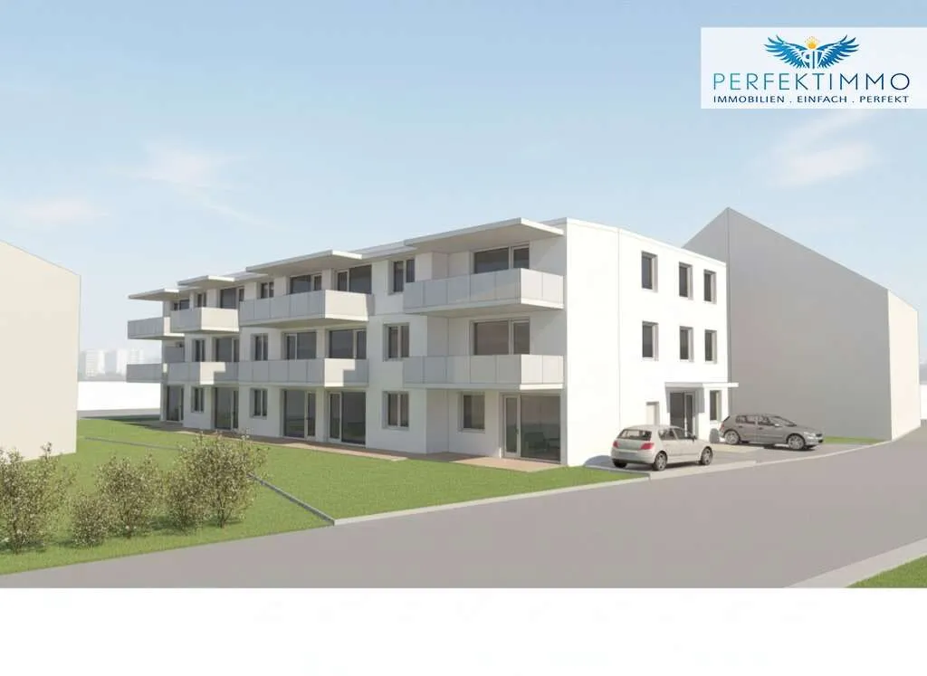 Wohnbauförderung möglich! 3-Zimmer-Neubauwohnung Top W 3 mit Terrasse & Garten sowie 1 TG-Platz *RESERVIERT* - Ansicht 3