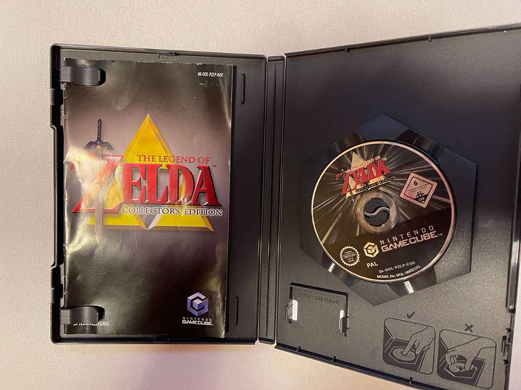 Zelda Collectors Edition shops Nintendo Gamecube Promo Disc + Anleitung