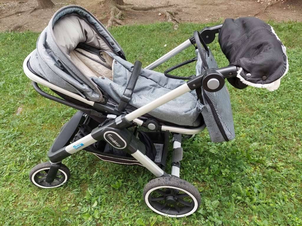 klappbarer kinderwagen Leichter klappbarer Kinderwagen Grau, 5-Punkt-Gurt, Buggy ab Geburt, M –  WAGABOO