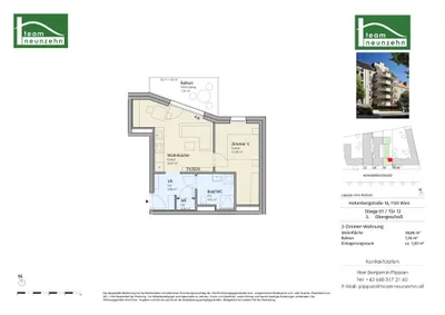 2-Zimmer-Wohnung kaufen in Wien – 38,86 m², € 298.000 – Bild 19 von 19
