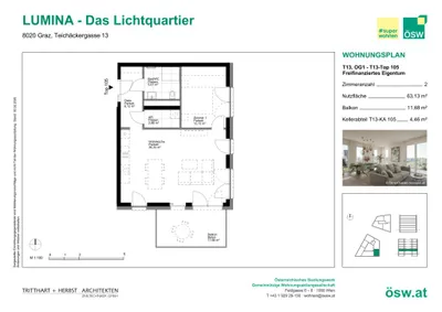 2-Zimmer-Wohnung kaufen in Graz – 63,13 m², € 292.000 – Bild 11 von 11