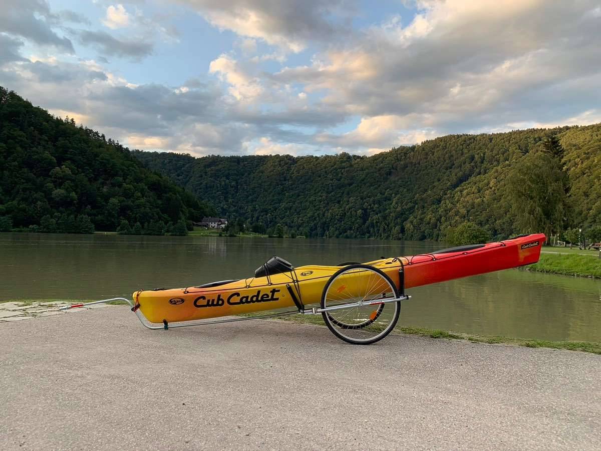 Kajak Anhger fr Fahrrad,  400,- (4723 Natternbach) - willhaben