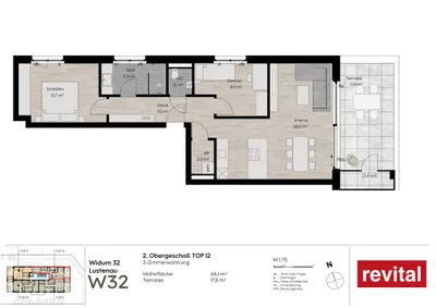 3-Zimmer-Wohnung kaufen in Dornbirn – 66 m² – Bild 4 von 9