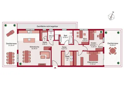 4-Zimmer-Wohnung kaufen in Kitzbühel – 121,44 m², € 785.000 – Bild 8 von 8