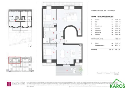 4-Zimmer-Wohnung mieten in Wien – 105,21 m², € 2.569 – Bild 12 von 12