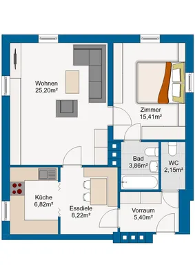 Wohnung mieten in Graz – 67,16 m², € 904 – Bild 10 von 10