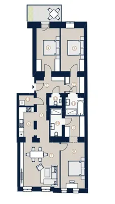 4-Zimmer-Wohnung kaufen in Wien – 114,2 m², € 1.129.000 – Bild 5 von 5