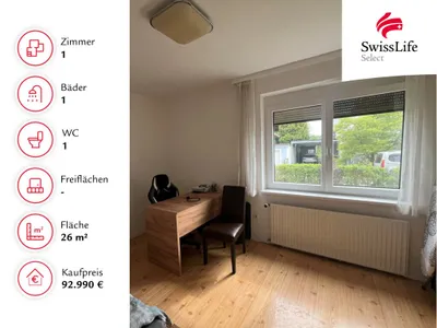 1-Zimmer-Wohnung kaufen in Linz Land – 26 m², € 92.990 – Bild 2 von 4
