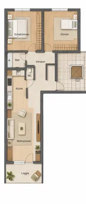 Wohnung kaufen in Wien – 70,79 m², € 282.000 – Bild 10 von 11