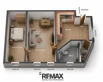 3-Zimmer-Wohnung kaufen in Wien – 45 m², € 235.000 – Bild 12 von 13