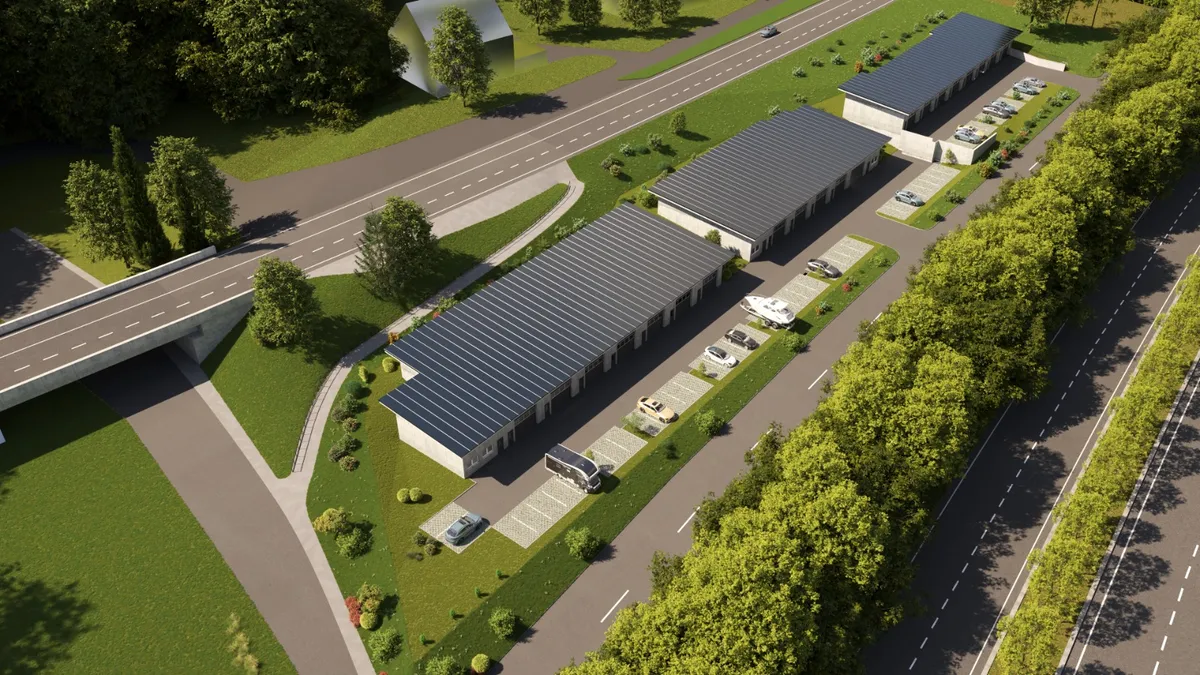 Der ideale Standort für Handwerk, Lager und Gewerbe - Industrie u. Handwerkzentrum - Ansicht 2