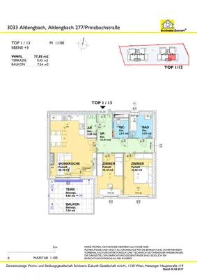 3-Zimmer-Wohnung mieten in Sankt Pölten Land – 77,85 m², € 980 – Bild 15 von 18