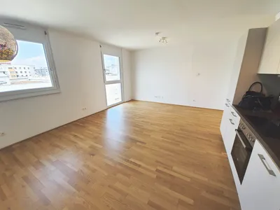 Q11 Leben in Simmering - Lichtdurchflutete Terrassenwohnung mit 2 Zimmern und Deckenkühlung! – Bild 2