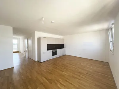 Q11 Leben in Simmering - Lichtdurchflutete Terrassenwohnung mit 2 Zimmern und Deckenkühlung! – Bild 3