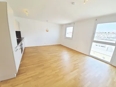 Q11 Leben in Simmering - Lichtdurchflutete Terrassenwohnung mit 2 Zimmern und Deckenkühlung! – Bild 3