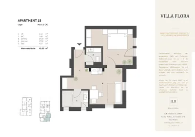 2-Zimmer-Wohnung kaufen in Villach Land – 41 m², € 275.888 – Bild 6 von 23