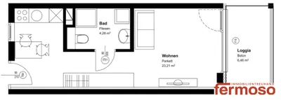 1-Zimmer-Wohnung mieten in Graz – 37,02 m², € 549 – Bild 8 von 8
