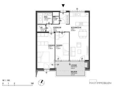 3-Zimmer-Wohnung kaufen in Wien – 78,21 m², € 501.000 – Bild 11 von 11