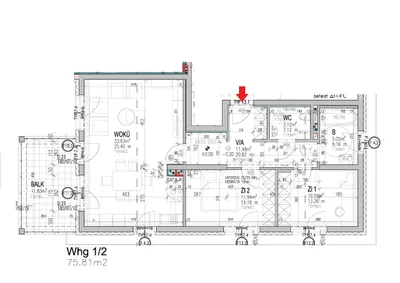 3-Zimmer-Wohnung mieten in Graz-Umgebung – 75,8 m², € 1.119 – Bild 2 von 12