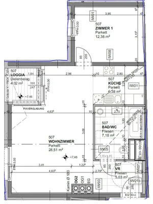 1-Zimmer-Wohnung mieten in Wien – 59,48 m², € 1.173 – Bild 6 von 6