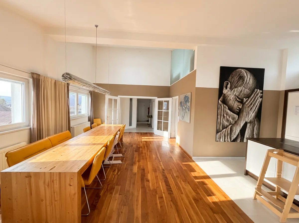 Große Maisonette-Wohnung mit Garten, Terrasse – pohled 2