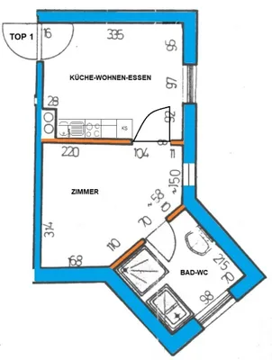 2-Zimmer-Wohnung mieten in Weiz – 24,1 m², € 414 – Bild 14 von 14