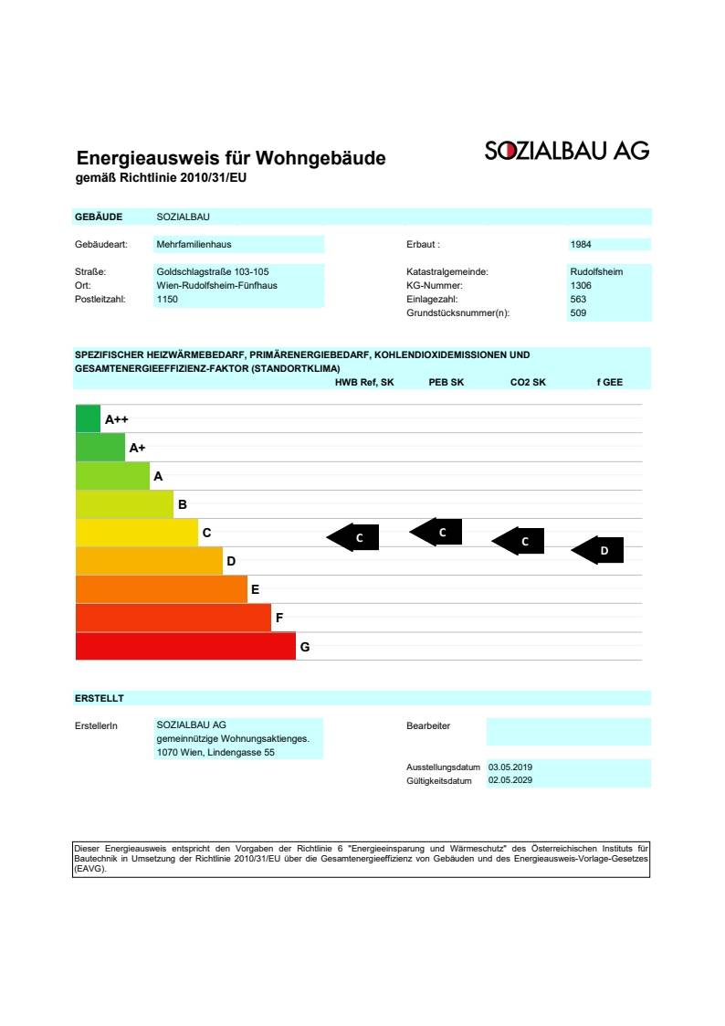 GOLDSCHLAGSTRASSE 103-105/L1 – pohled 2