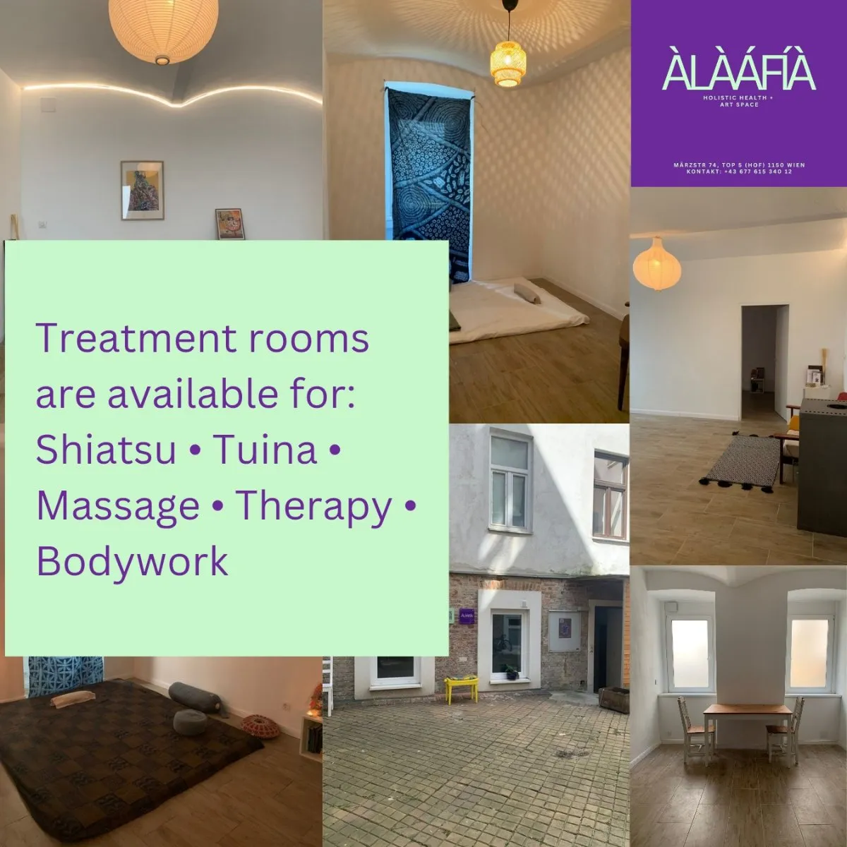Shiatsu/ Tuina/ Massage/ Therapie Räume zu vermieten - Vaizdas 2