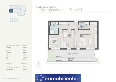 3-Zimmer-Wohnung kaufen in Grieskirchen – 73,64 m², € 347.000 – Bild 12 von 12