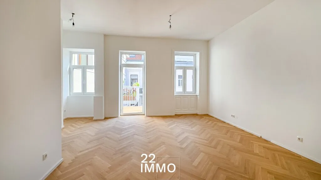 Traumhafte 3-Zimmer-Wohnung mit Balkon und Aufzug im Herzen der Leopoldstadt - Ansicht 2