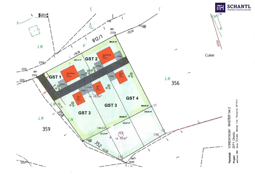 Ihr Luxus-Bauplatz in idyllischer Lage für ein kaiserliches Wohngefühl! - Grundstücke ab 850 m² - Nähe Lannach & St. Josef Oisnitz – pohled 3