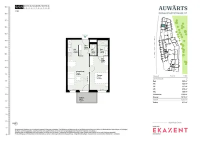 2-Zimmer-Wohnung mieten in Wien – 42,63 m², € 1.140 – Bild 8 von 8
